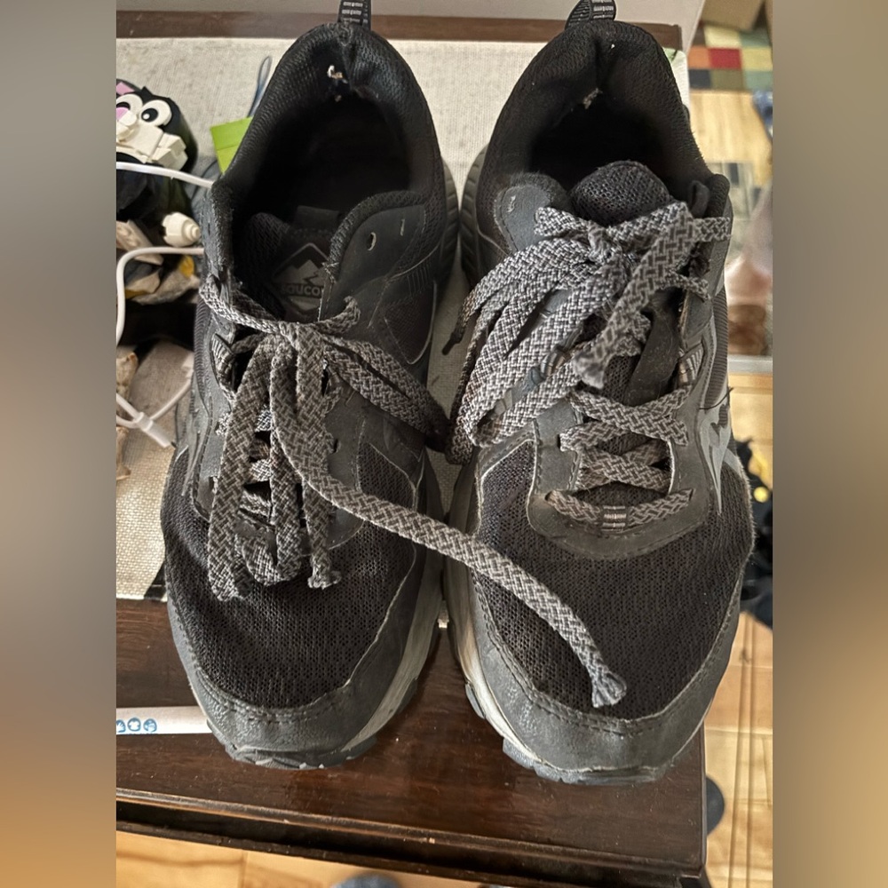 Saucony Black and Gray Men's Athletic Shoes